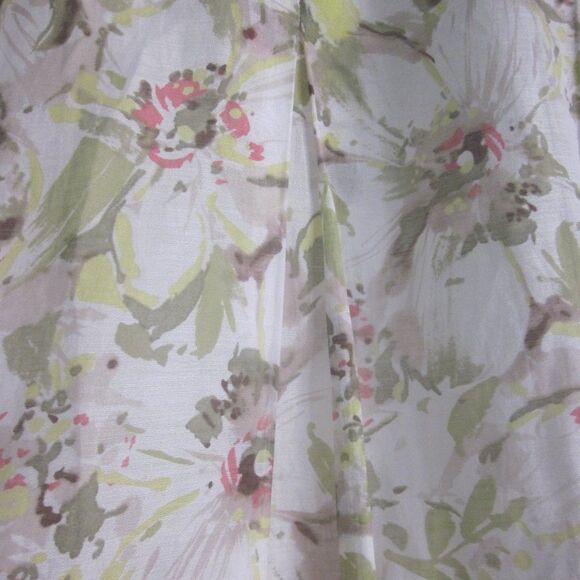 Pendleton Womens Cotton / Silk Lightweight Knee Length Floral Skirt Size 10P - Picture 8 of 12